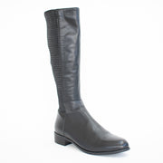 Bresley Sage Black Long Boot front. Size 43 womens shoes