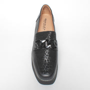 Bresley Shamin Black Leopard Shoes top. Size 46 womens shoes