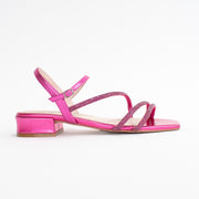 Bresley Sippa Fuchsia Sandals side. Size 42 womens shoes