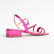 Bresley Sippa Fuchsia Sandals back. Size 44 womens shoes