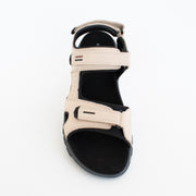 Hush Puppies Trekker Latte Nubuck Sandals top. Size 10 womens shoes