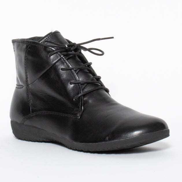 Josef Seibel Naly 09 Black Ankle Boots | Womens Big Sizes 42 43 44 45 ...