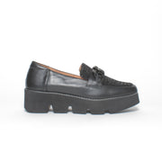 Bresley Shamin Black Leopard Shoes side. Size 42 womens shoes