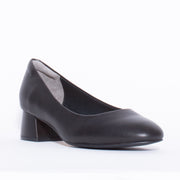 Ziera Zamira Black Shoe front. Size 43 womens shoes