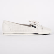 Frankie4 Hannah II White Shoe side. Size 10 womens shoes